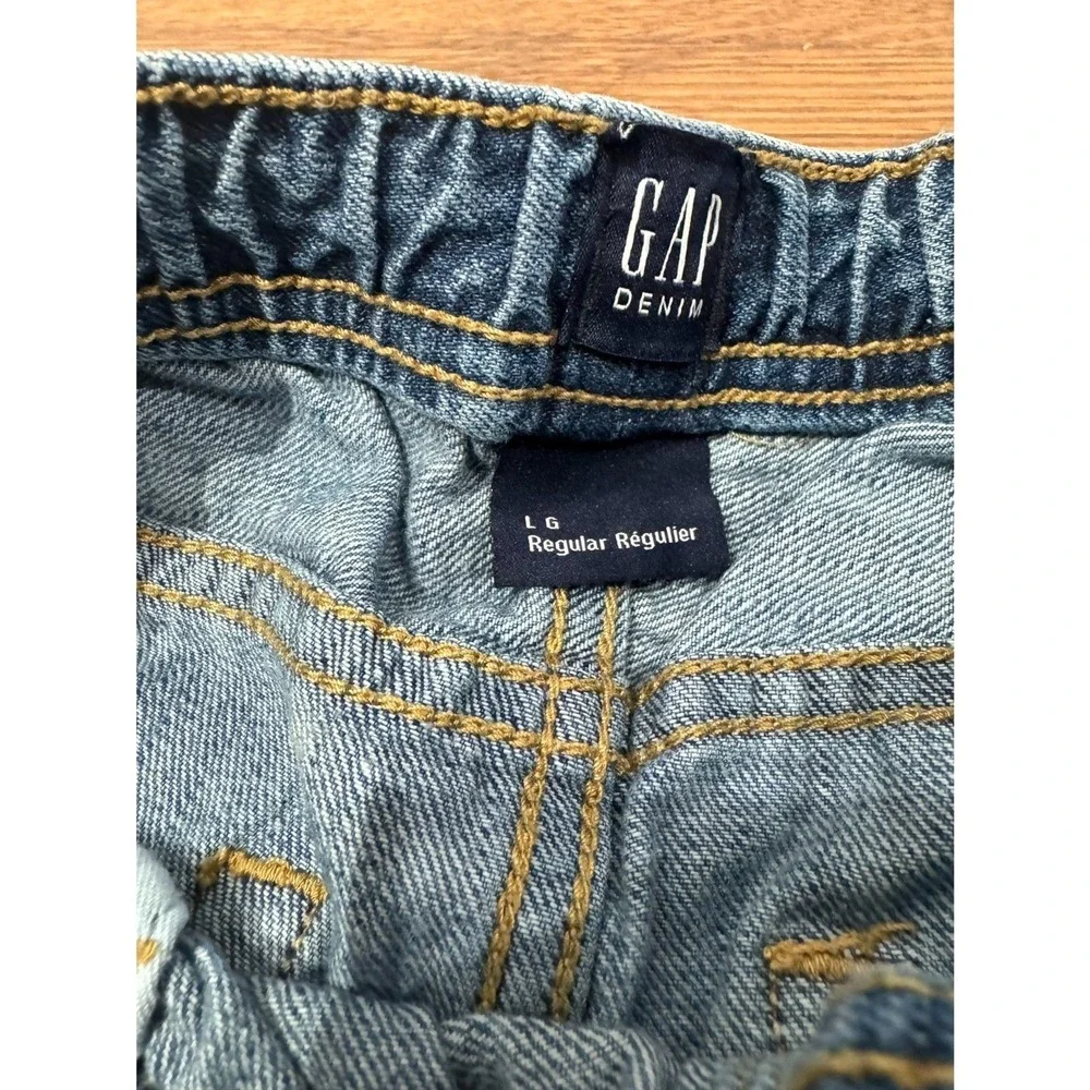 Gap‎ Boys Denim Bermuda Shark Print Size L